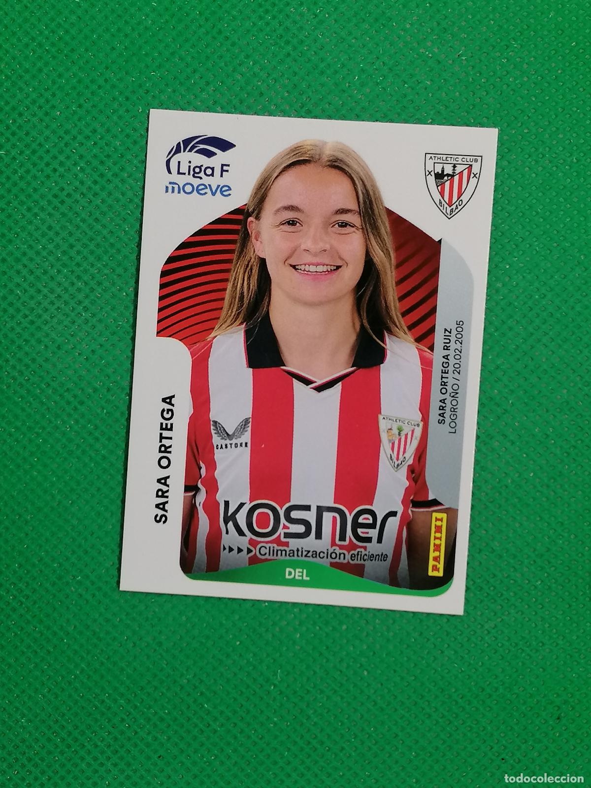 Cromos de F&uacute;tbol: 40 SARA ORTEGA ATHLETIC BILBAO ⚽ PANINI LIGA FEMENINA F MOEVE 25 26 2025 2026 ⚽