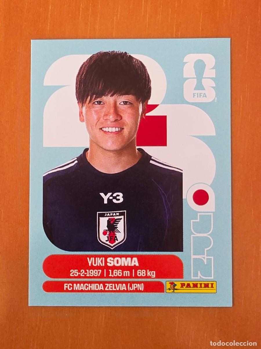 Cromos de F&uacute;tbol: JPN 9 Yuki Soma, Jap&oacute;n, Panini FIFA World Cup Mundial 2026 Sticker