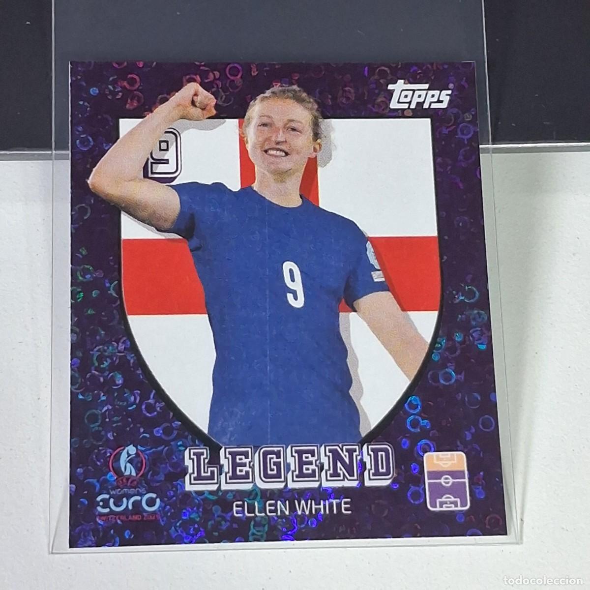 Cromos de F&uacute;tbol: B4 304 LEGEND ELLEN WHITE INGLATERRA ENGLAND SWITZERLAND 2025 UEFA WOMEN&acute;S EURO SUIZA TOPPS STICKER