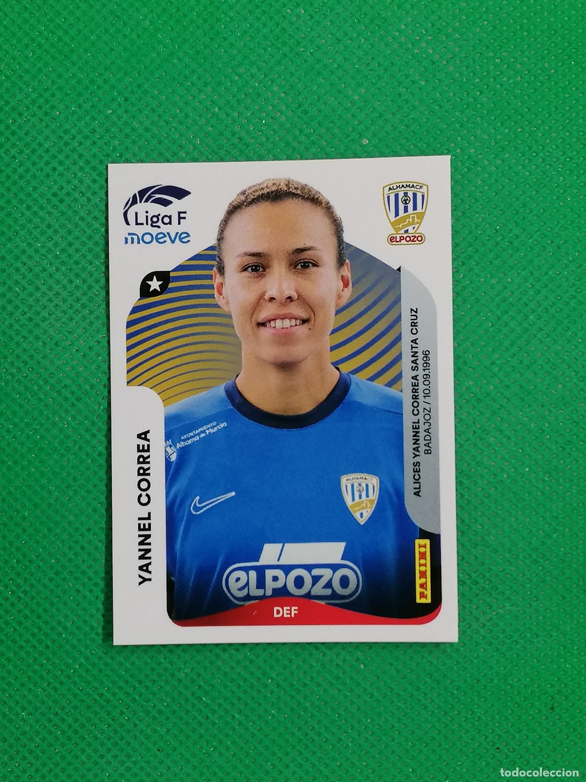Cromos de F&uacute;tbol: 9 YANNEL CORREA ALHAMA CF EL POZO ⚽ PANINI LIGA FEMENINA F MOEVE 25 26 2025 2026 ⚽
