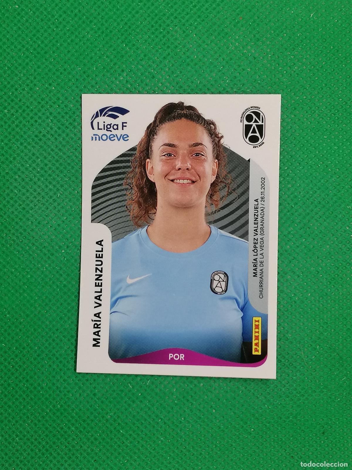 Cromos de F&uacute;tbol: 65 MARIA VALENZUELA BADALONA ⚽ PANINI LIGA FEMENINA F MOEVE 25 26 2025 2026 ⚽