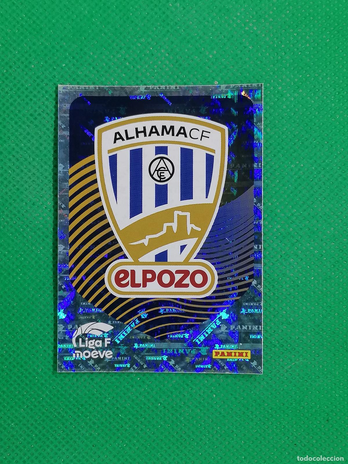 Cromos de F&uacute;tbol: 2 ESCUDO ALHAMA CF EL POZO ⚽ PANINI LIGA FEMENINA F MOEVE 25 26 2025 2026 ⚽