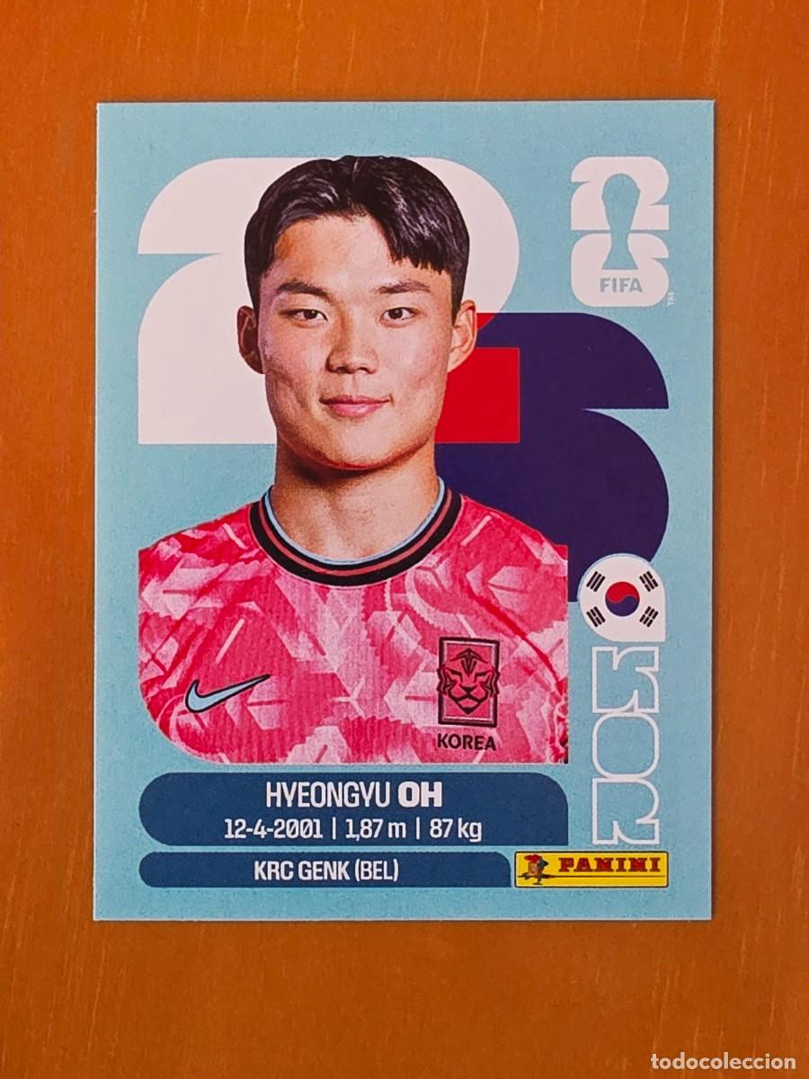 Cromos de F&uacute;tbol: KOR 20 Hyeongyu Oh, Corea del Sur, Panini FIFA World Cup Mundial 2026 Sticker