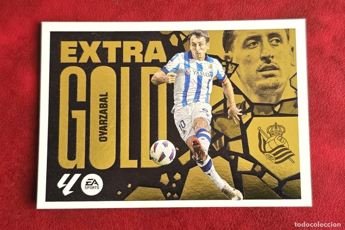 Cromos de F&uacute;tbol: LIGA ESTE PANINI 2024 2025 OYARZABAL REAL SOCIEDAD EXTRA GOLD