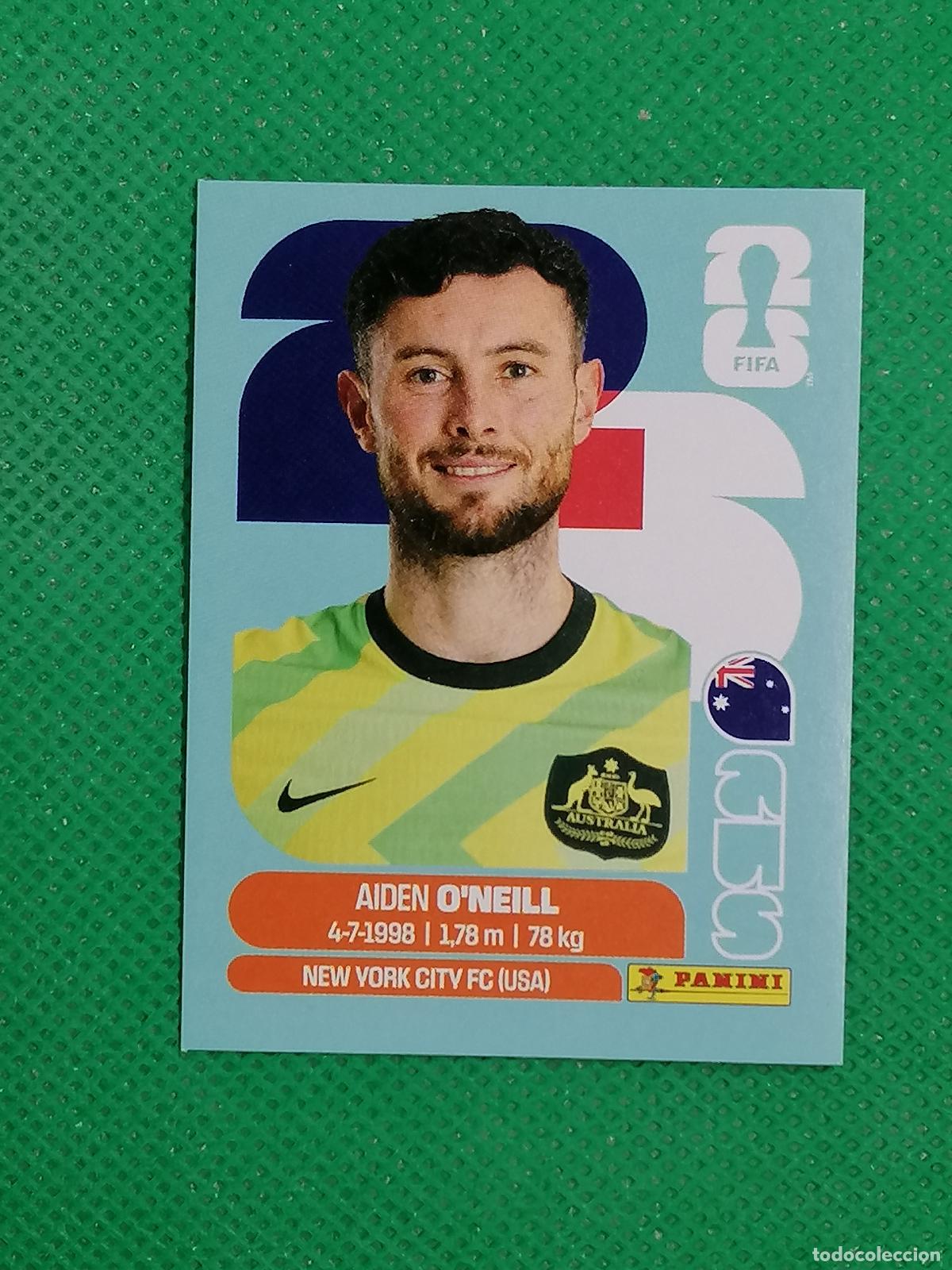 Cromos de F&uacute;tbol: AUS 14 AUS14 AIDEN O&acute;NEILL AUSTRALIA ⚽ PANINI FIFA MUNDIAL WORLD CUP 26 2026 STICKER ⚽