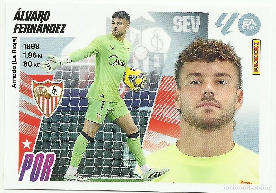 Cromos de F&uacute;tbol: Cromo &Aacute;lvaro Fern&aacute;ndez (Sevilla). La Liga 2025-26 (Este)