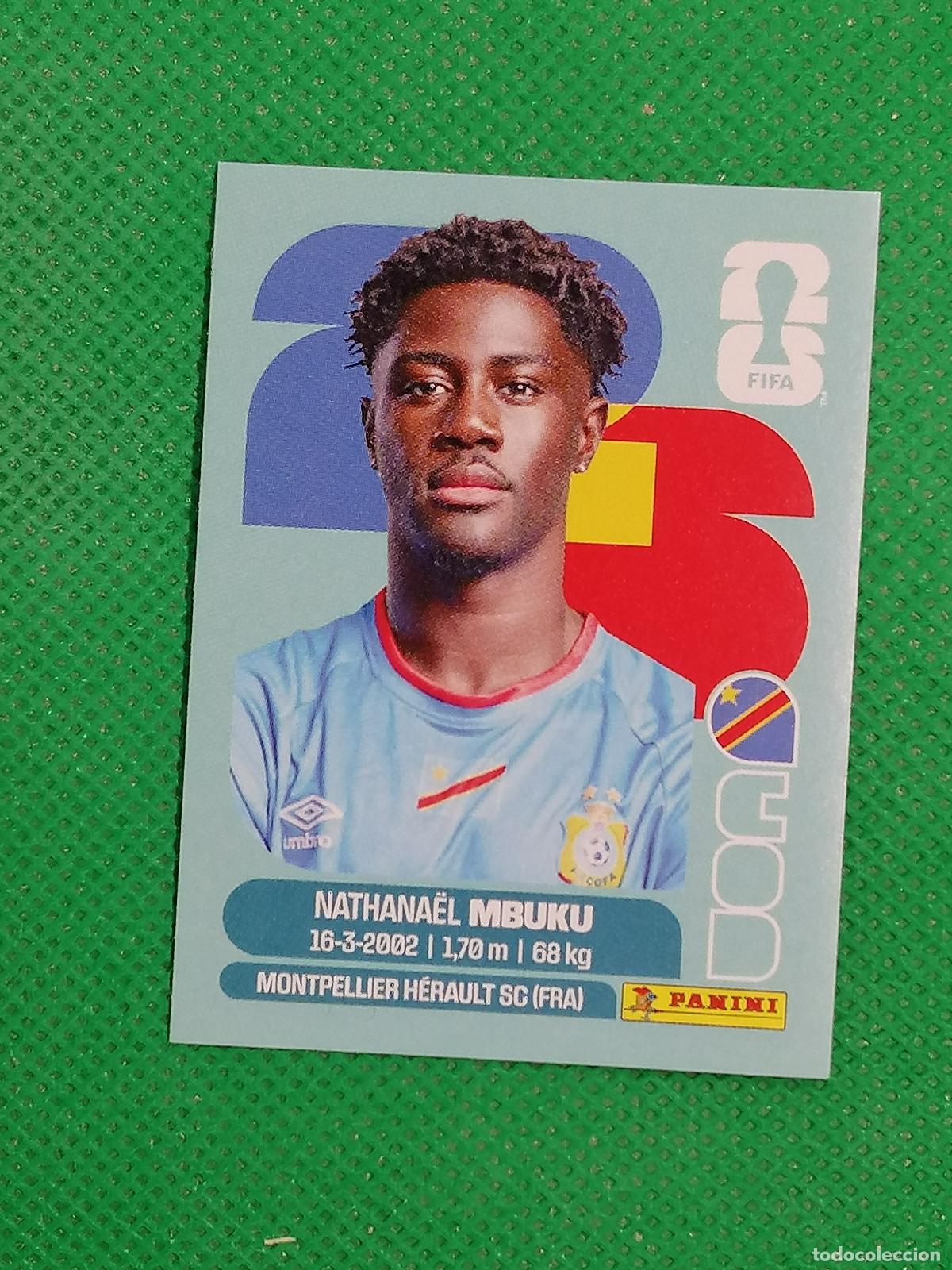Cromos de F&uacute;tbol: COD 20 COD20 NATHANAEL MBUKU REPUBLICA CONGO ⚽ PANINI FIFA MUNDIAL WORLD CUP 26 2026 STICKER ⚽