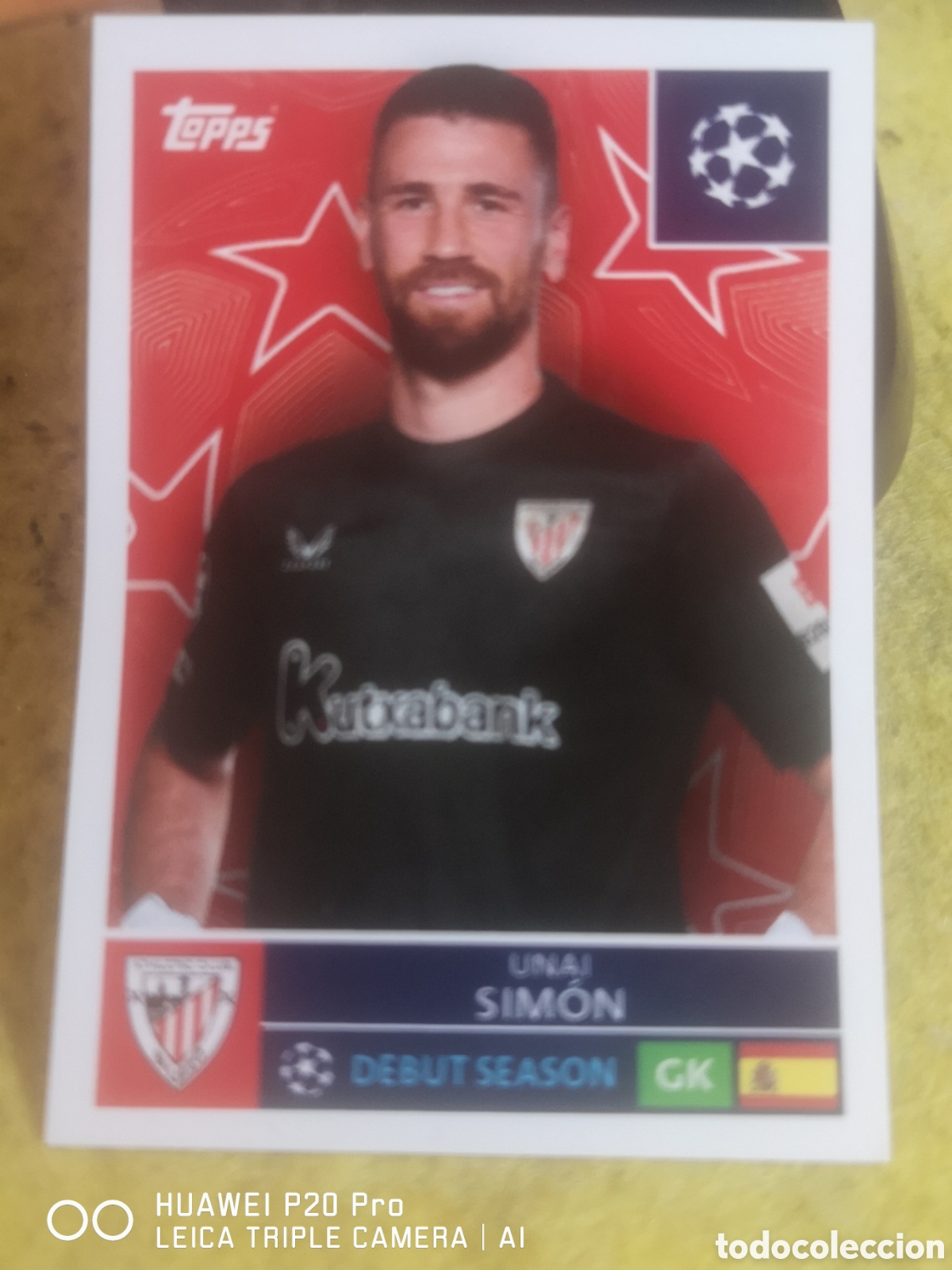 Cromos de F&uacute;tbol: STICKER CHAMPIONS 2025 - 26 UNAI SIMON - ATHLETIC DE BILBAO 100