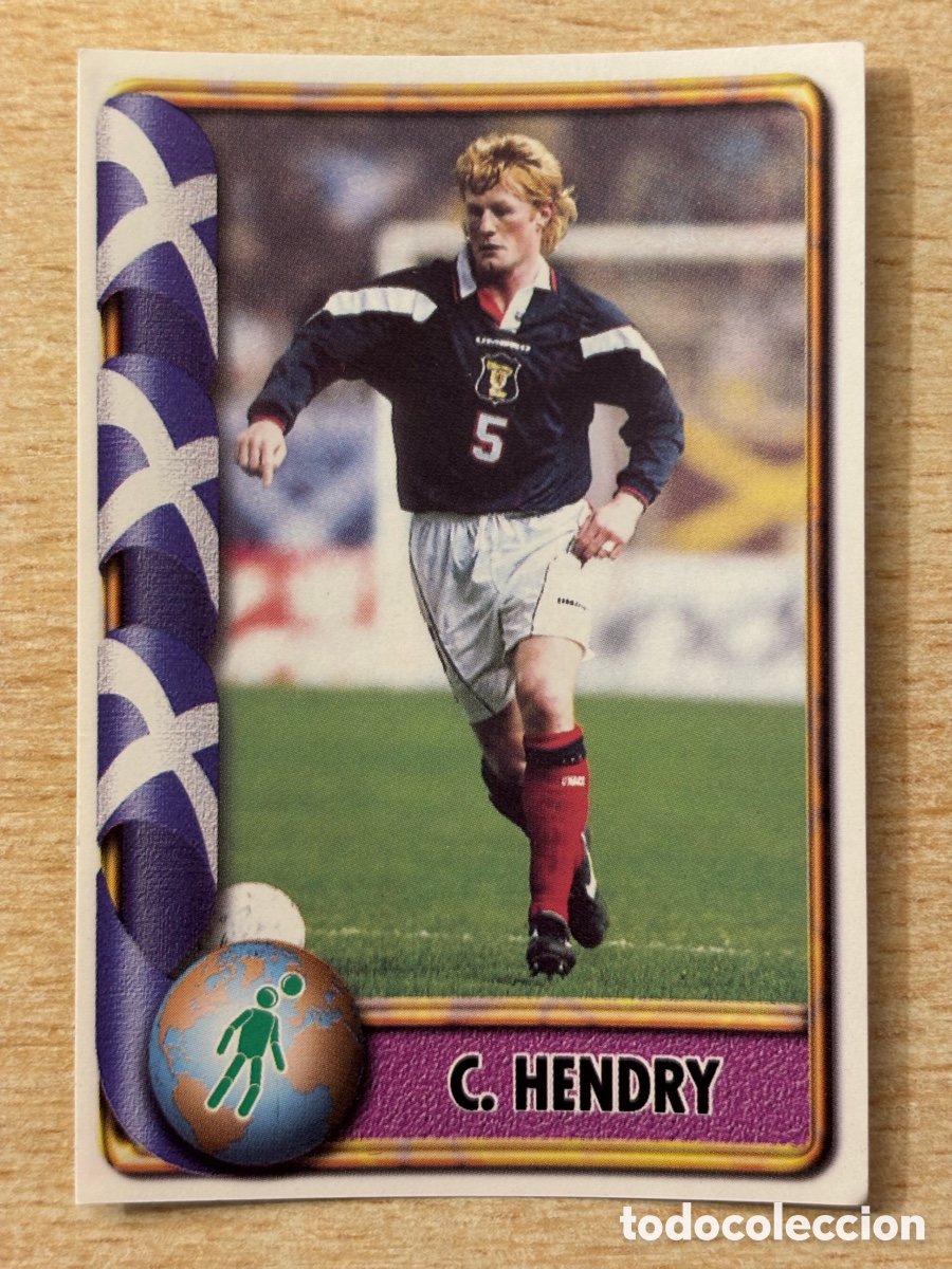 Cromos de F&uacute;tbol: # 239 Hendry Escocia Mundial Francia 98 Ediciones Estadio
