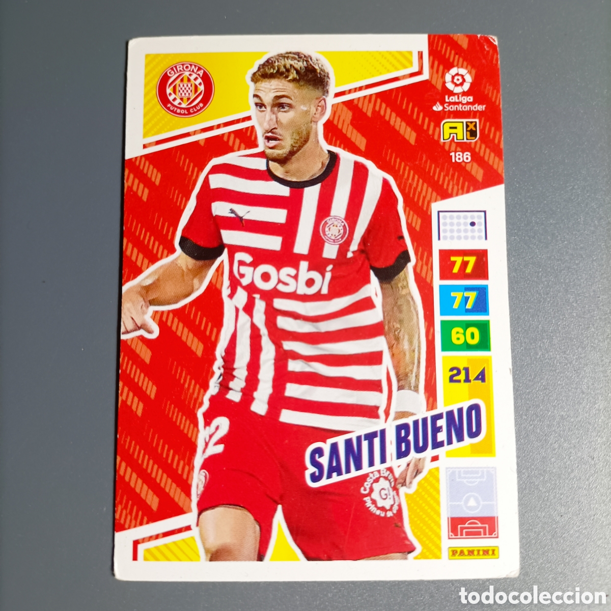 Cromos de F&uacute;tbol: ADRENALYN. LIGA 2022-2023 (GIRONA) №186 SANTI BUENO