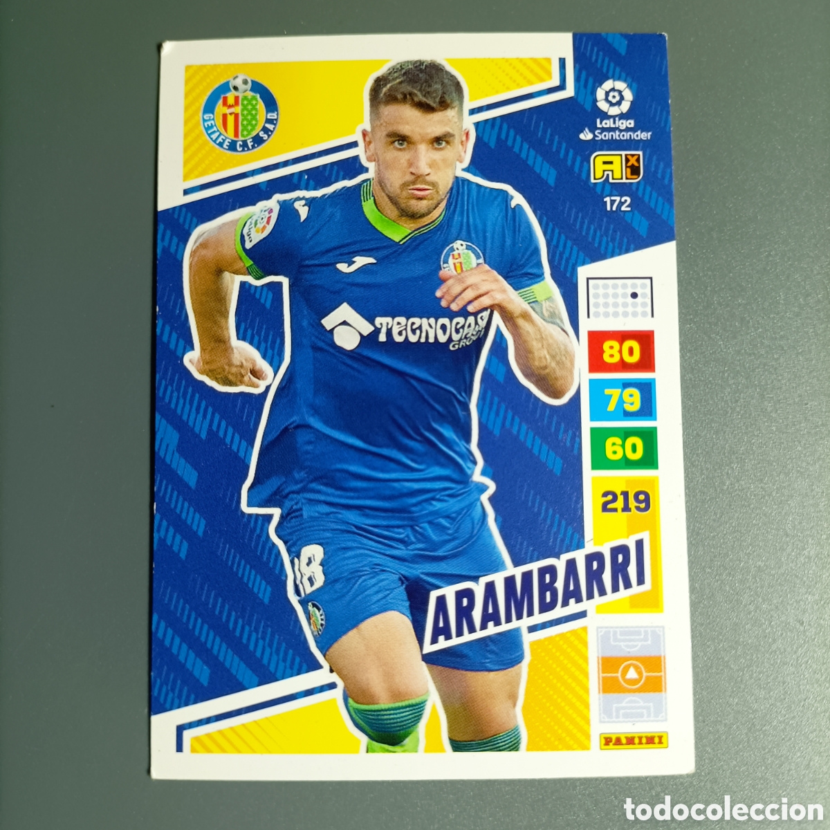 Cromos de F&uacute;tbol: ADRENALYN. LIGA 2022-2023 (GETAFE) №172 ARAMBARRI