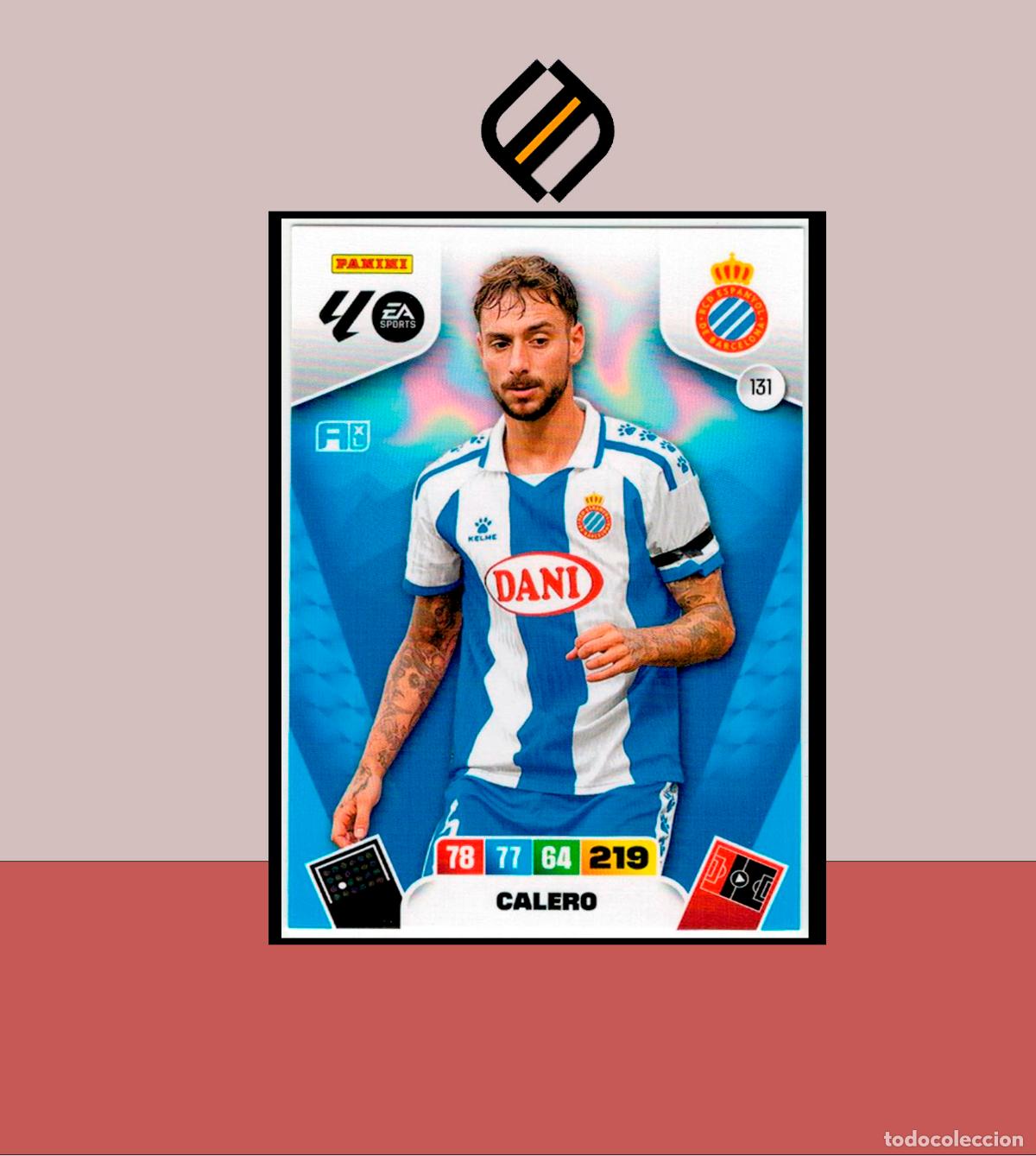 Cromos de F&uacute;tbol: ADRENALYN XL 2025 2026 PANINI N&ordm; 131 CALERO ESPANYOL ESPA&Ntilde;OL CARD ALBUM COLECCI&Oacute;N LIGA