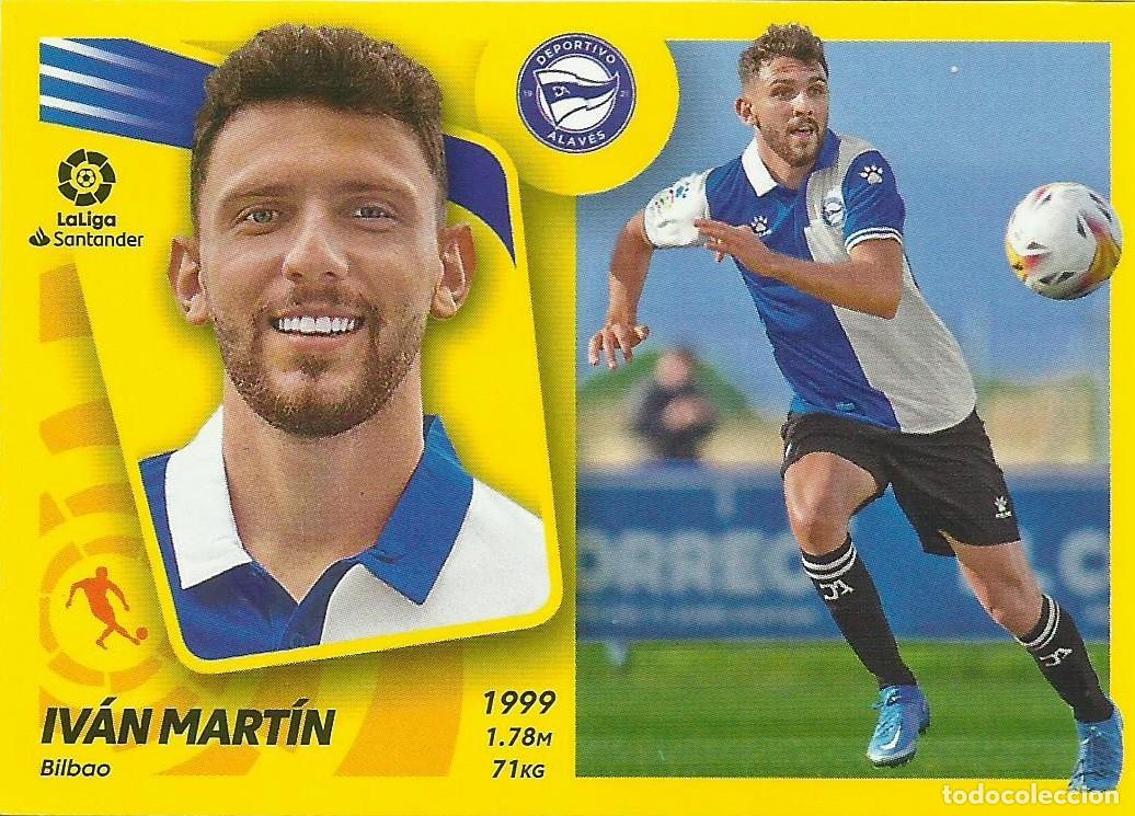 Cromos de F&uacute;tbol: Cromo Iv&aacute;n Mart&iacute;n (Alav&eacute;s). La Liga 2021-22 (Este)