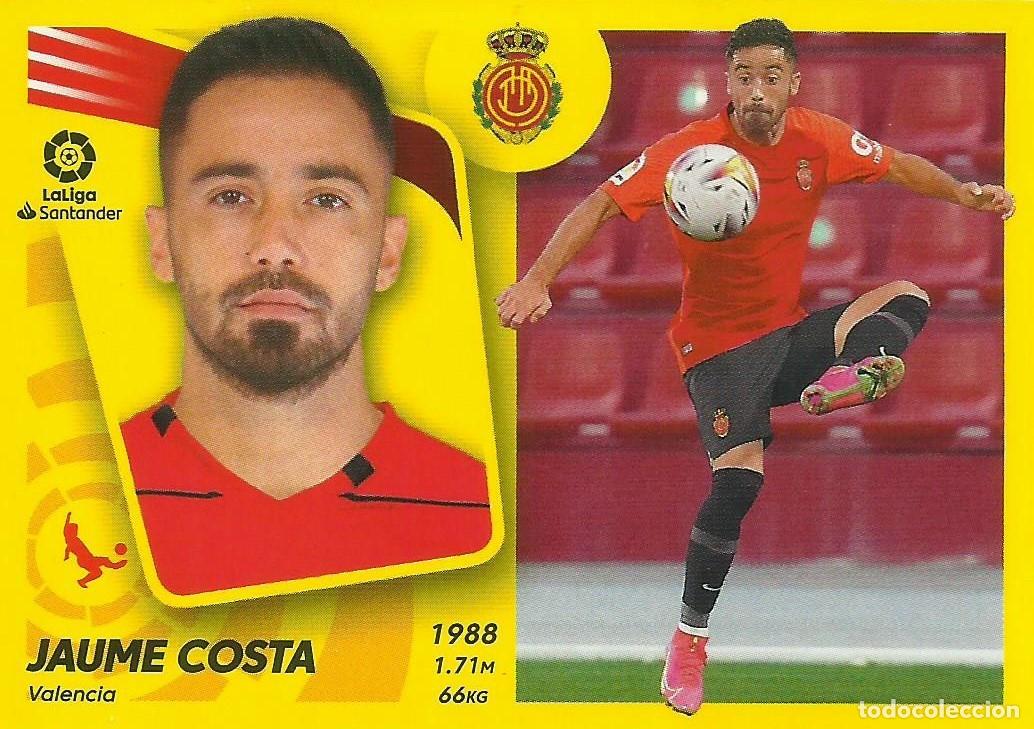 Cromos de F&uacute;tbol: Cromo Jaume Costa (Mallorca). La Liga 2021-22 (Este)