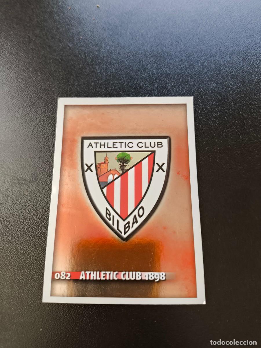 Cromos de F&uacute;tbol: 82 ESCUDO BRILLO LISO ATHLETIC DE BILBAO MUNDICROMO LIGA 2014 2015 14 15 NO PANINI ESTE