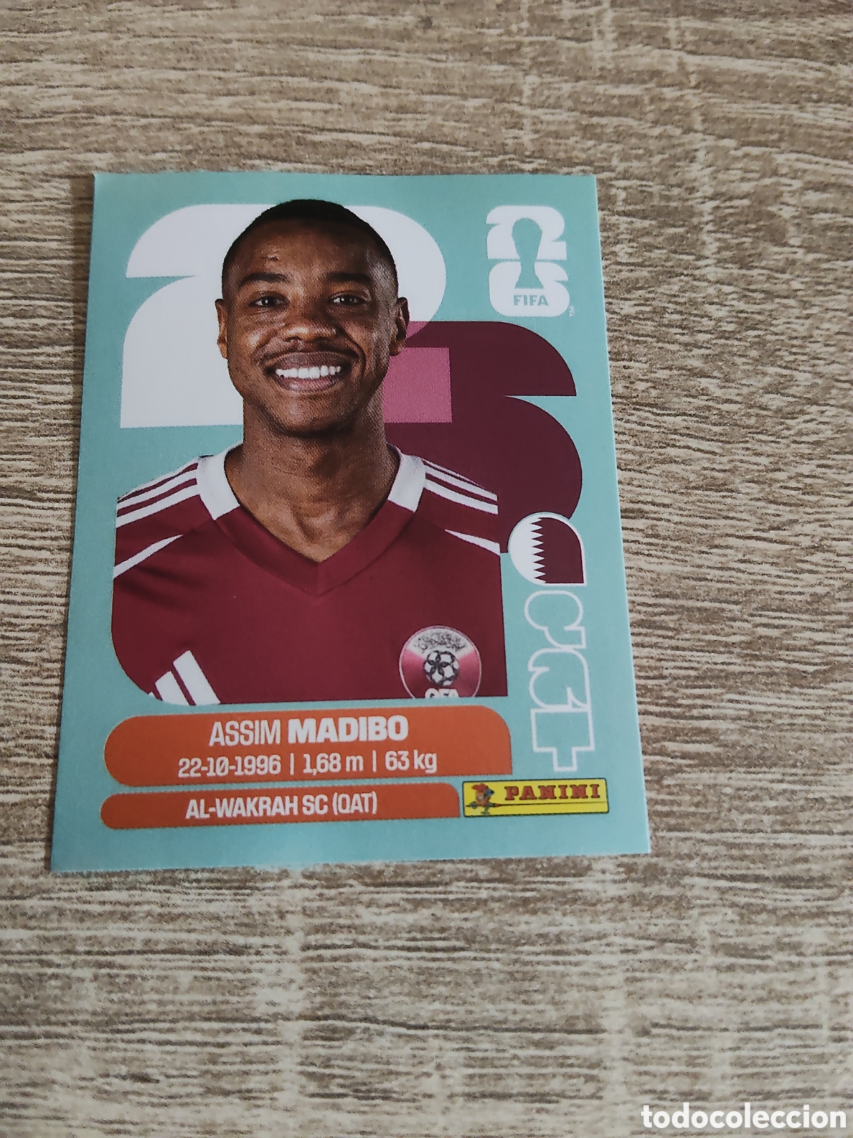 Fu&szlig;ball-Sticker: Panini mundial 2026 QAT 11 Assim Madibo Qatar
