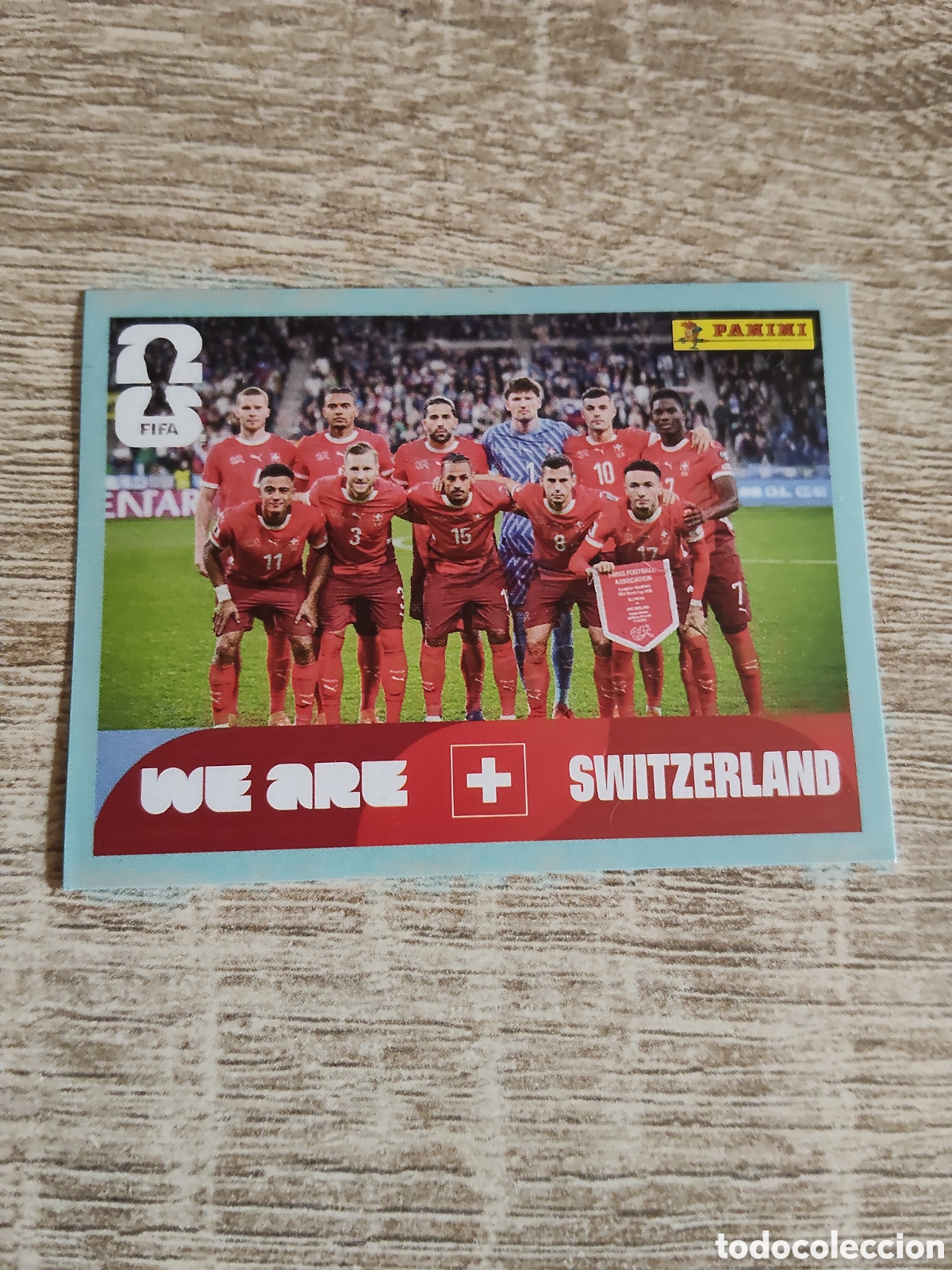 Fu&szlig;ball-Sticker: Panini mundial 2026 SUI 13 alineaci&oacute;n Suiza