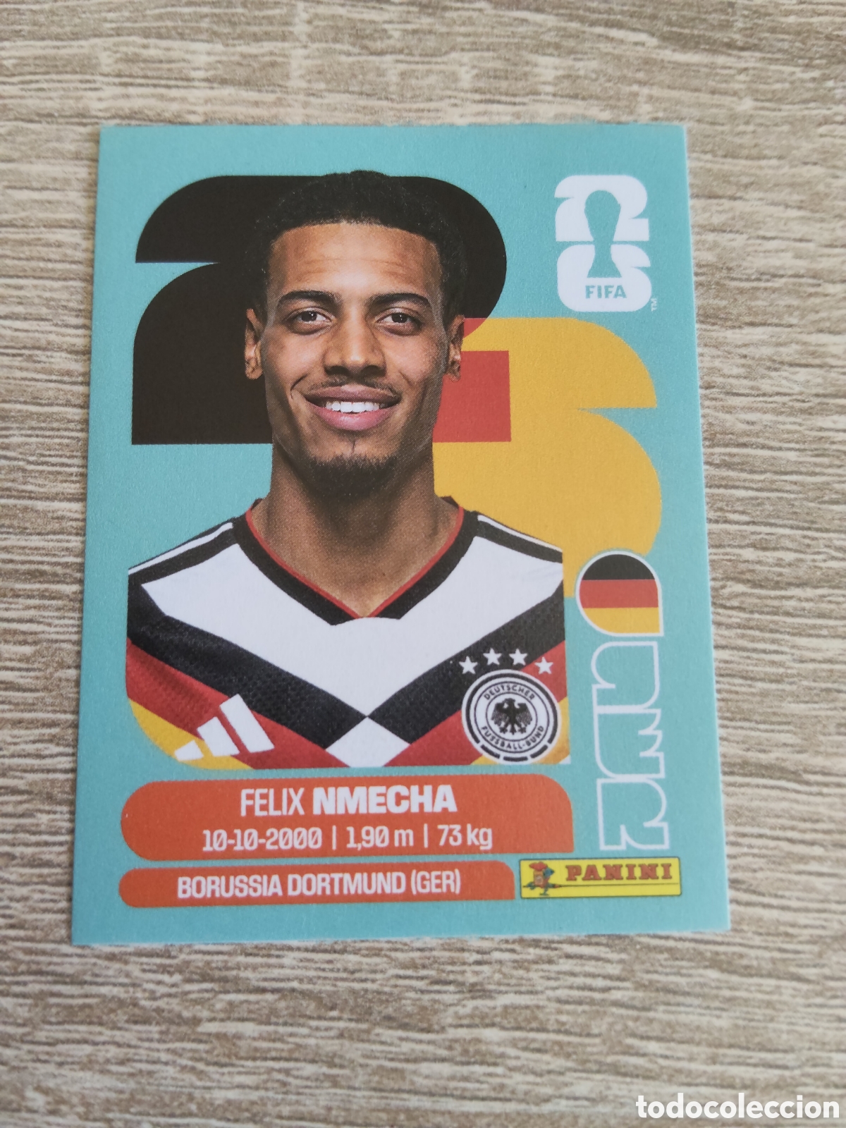 Cartes &agrave; collectionner de Football: Panini mundial 2026 GER 12 Felix Nmecha Alemania