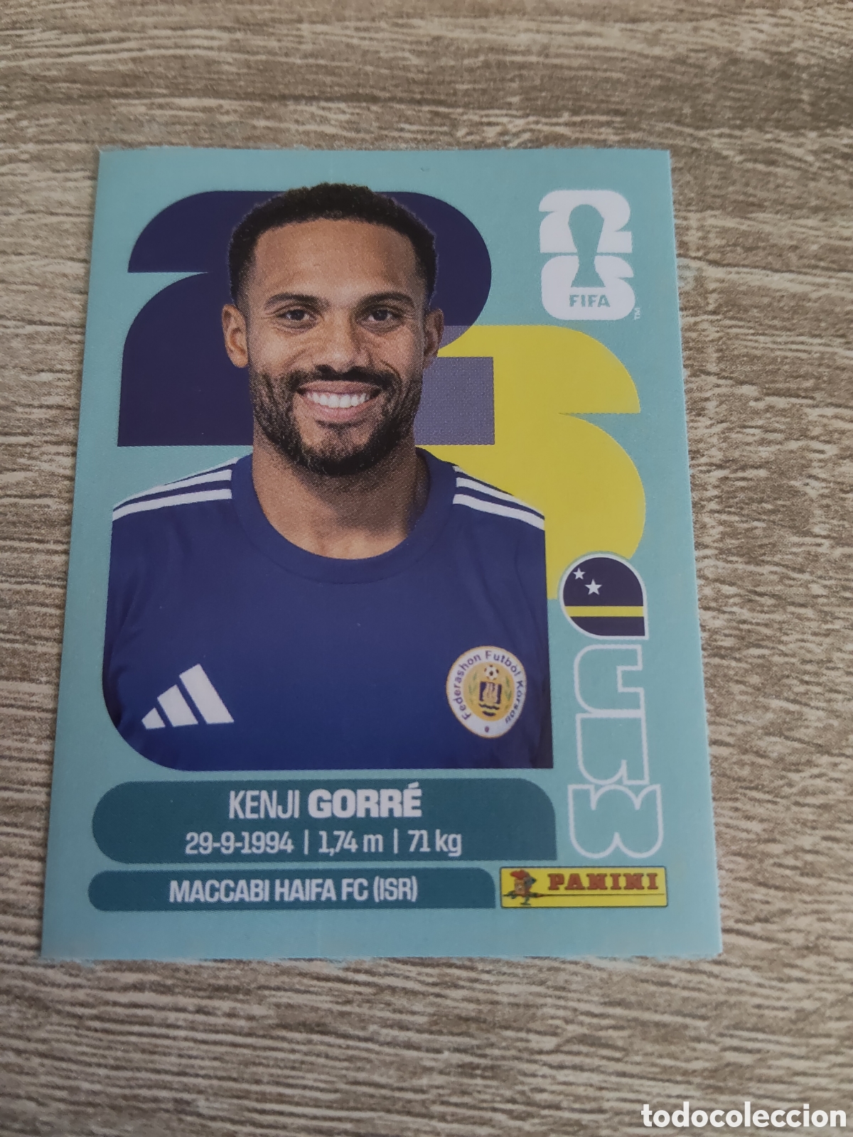 Cromos de F&uacute;tbol: Panini mundial 2026 CUW 15 Kenji Gorre Curazao