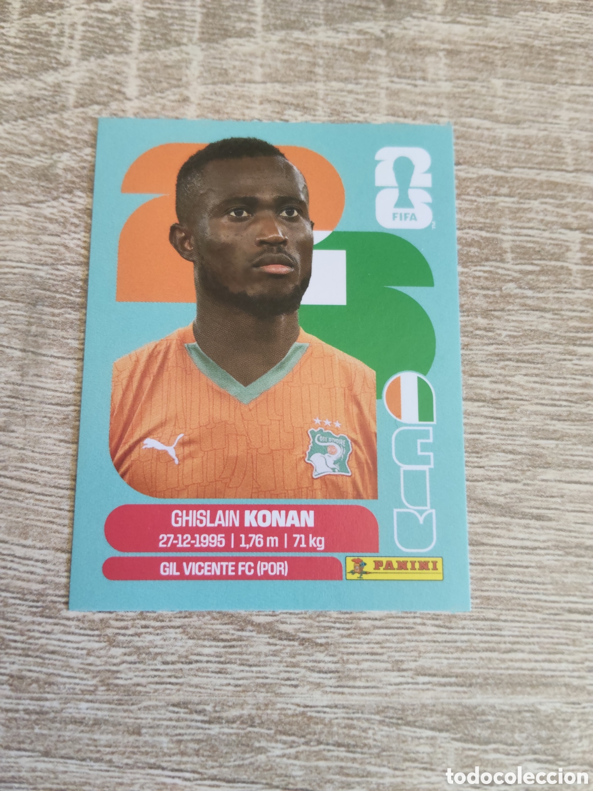 Cromos de F&uacute;tbol: Panini mundial 2026 CIV 3 Ghislain Konan Costa de Marfil