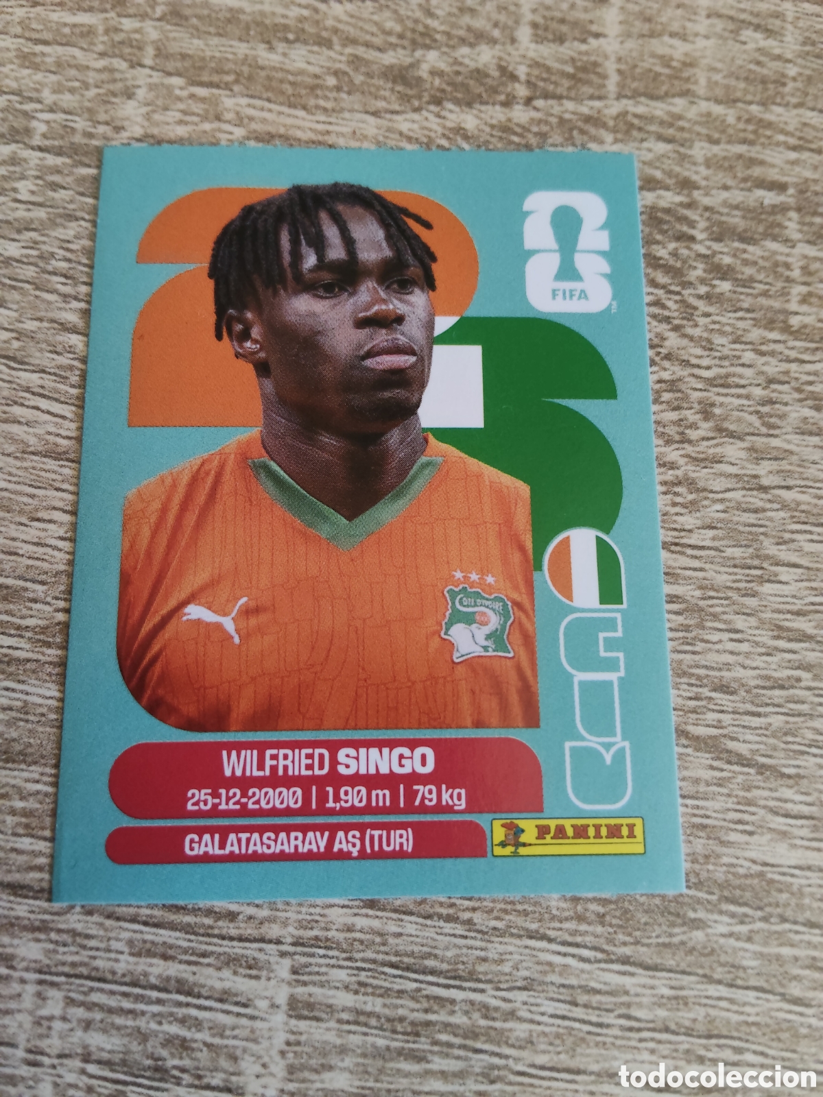Cromos de F&uacute;tbol: Panini mundial 2026 CIV 4 Wilfried Singo Costa de Marfil