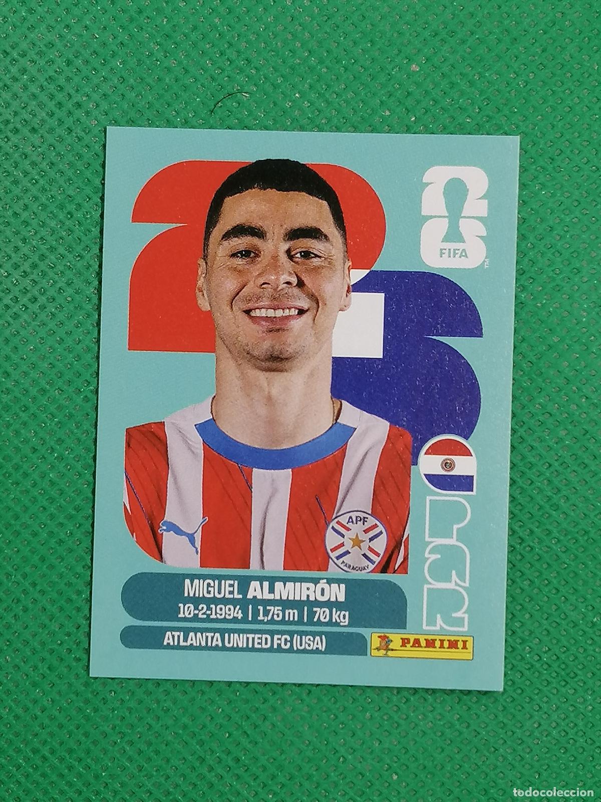 Cromos de F&uacute;tbol: PAR 17 PAR17 MIGUEL ALMIRON PARAGUAY ⚽ PANINI FIFA MUNDIAL WORLD CUP 26 2026 STICKER ⚽