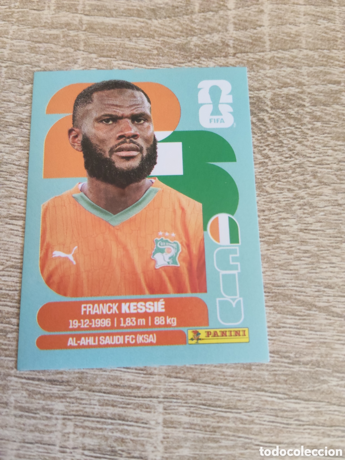 Cromos de F&uacute;tbol: Panini mundial 2026 CIV 10 Franck Kessie Costa de Marfil