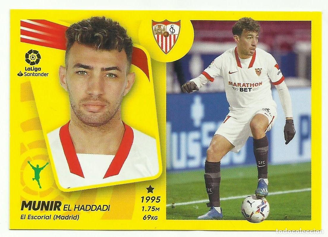 Cromos de F&uacute;tbol: Cromo Munir El Haddadi (Sevilla). La Liga 2021-22 (Este)