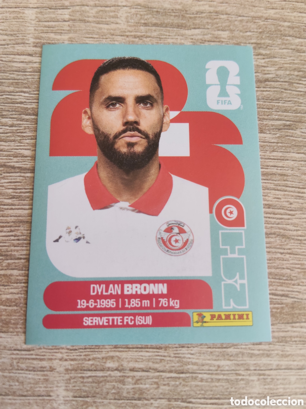 Fu&szlig;ball-Sticker: Panini mundial 2026 TUN 8 Dylan Bronn T&uacute;nez