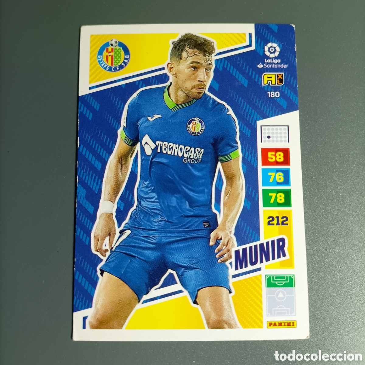 Cartes &agrave; collectionner de Football: ADRENALYN. LIGA 2022-2023 (GETAFE) №180 MUNIR