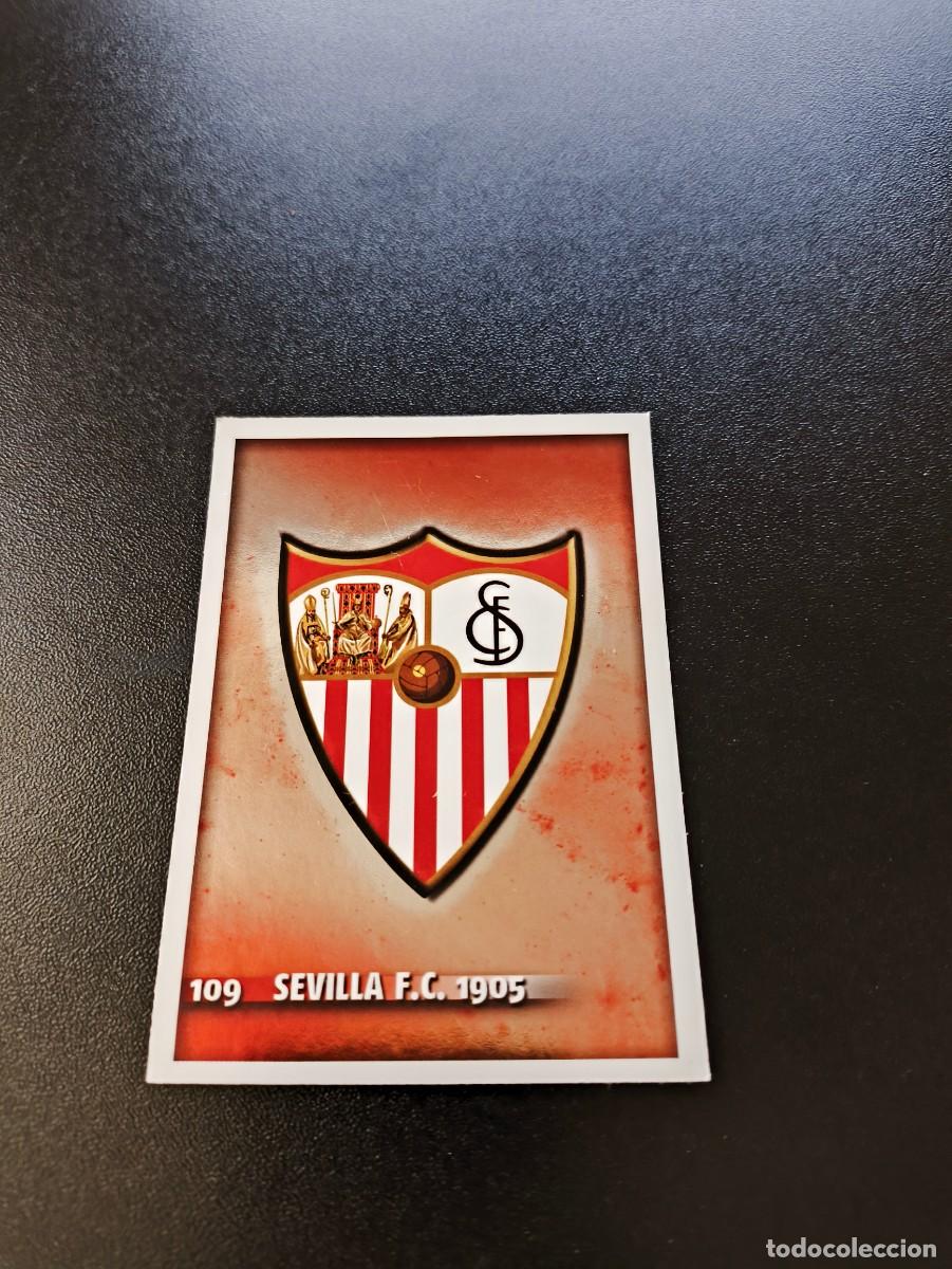 Cartes &agrave; collectionner de Football: 109 ESCUDO BRILLO LISO SEVILLA MUNDICROMO LIGA 2014 2015 14 15 NO PANINI ESTE