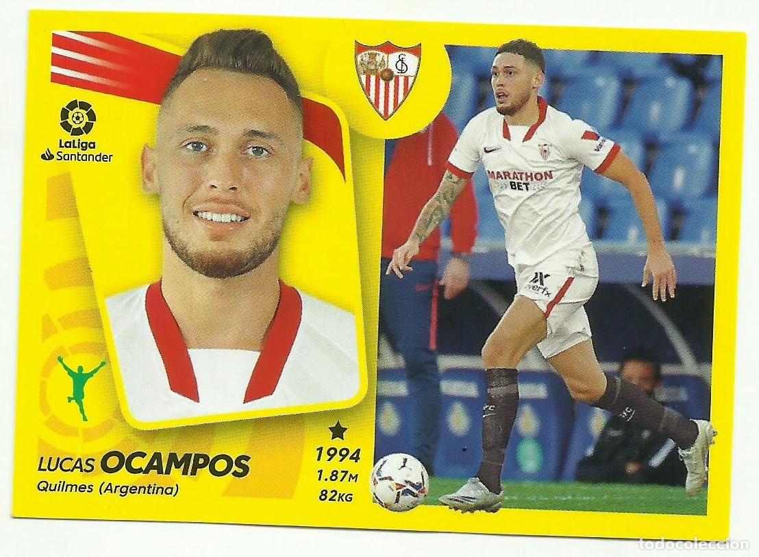 Cartes &agrave; collectionner de Football: Cromo Ocampos (Sevilla). La Liga 2021-22 (Este)