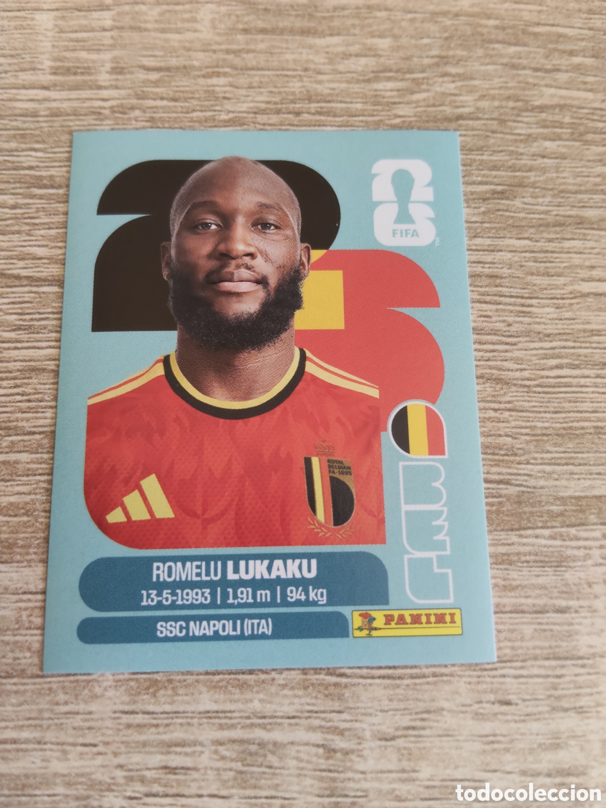 Cartes &agrave; collectionner de Football: Panini mundial 2026 BEL 20 Romelu Lukaku B&eacute;lgica