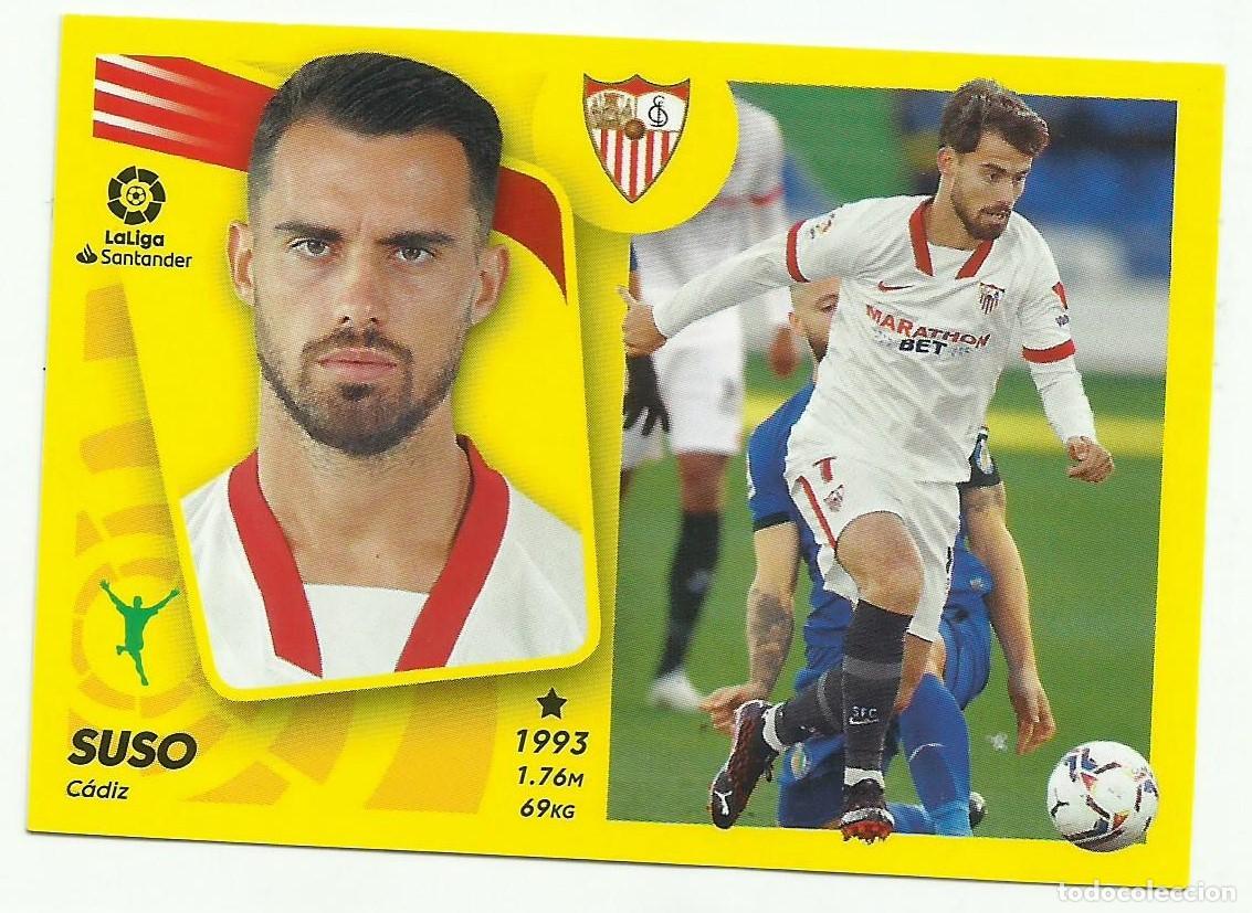 Cartes &agrave; collectionner de Football: Cromo Suso (Sevilla). La Liga 2021-22 (Este)