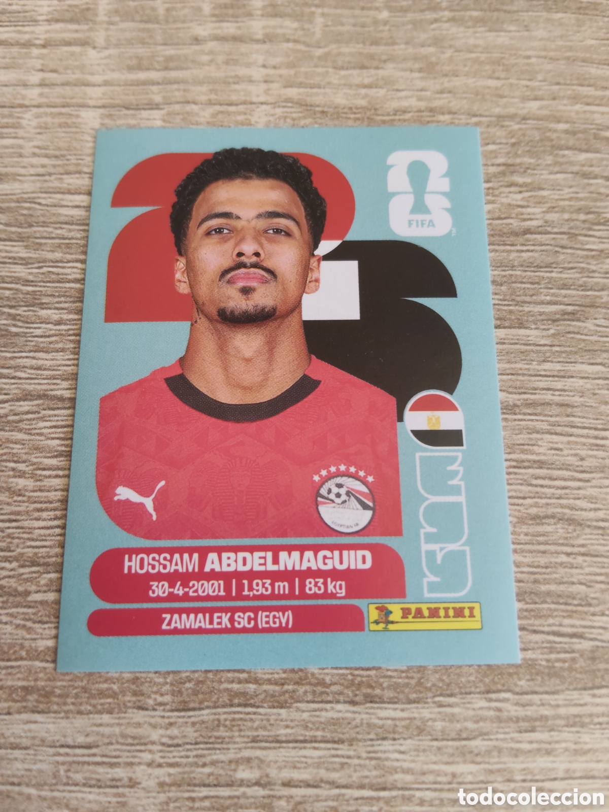 Cartes &agrave; collectionner de Football: Panini mundial 2026 EGY 8 Hossam Abdelmaguid Egipto