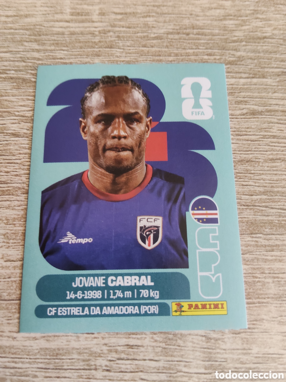 Cromos de F&uacute;tbol: Panini mundial 2026 CPV 16 Jovane Cabral Cabo Verde