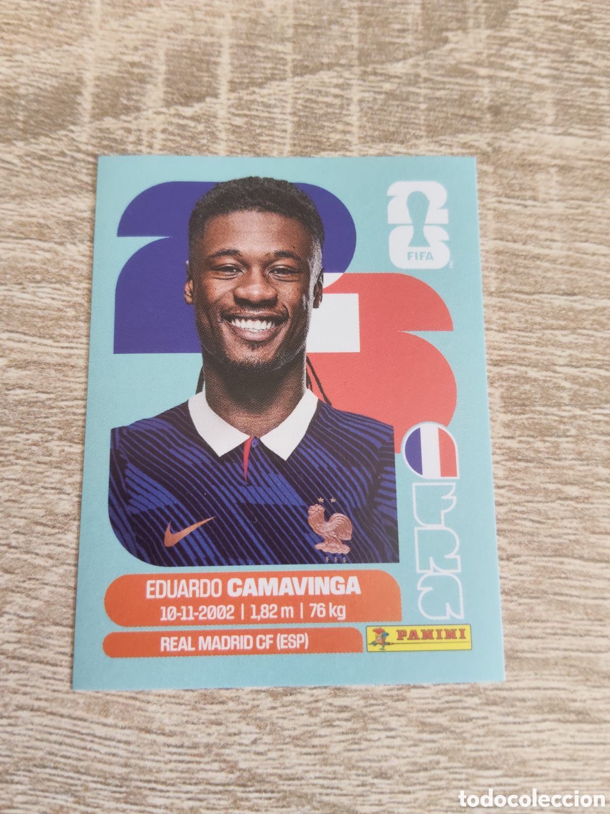 Cromos de F&uacute;tbol: Panini mundial 2026 FRA 10 Eduardo Camavinga Francia