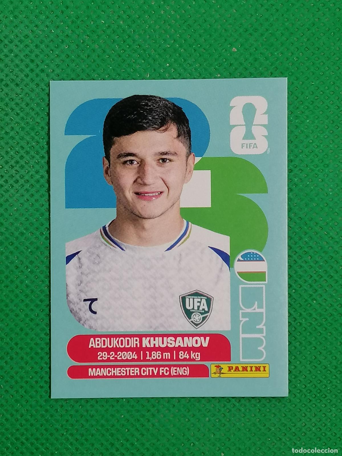 Figurine di Calcio: UZB 9 UZB9 ABDUKODIR KHUSANOV UZBEKISTAN ⚽ PANINI FIFA MUNDIAL WORLD CUP 26 2026 STICKER ⚽