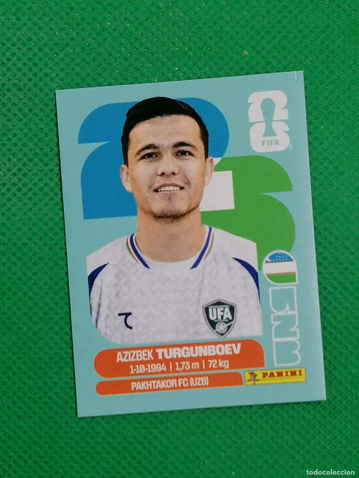 Figurine di Calcio: UZB 14 UZB14 AZIZBEK TURGUNBOEV UZBEKISTAN ⚽ PANINI FIFA MUNDIAL WORLD CUP 26 2026 STICKER ⚽