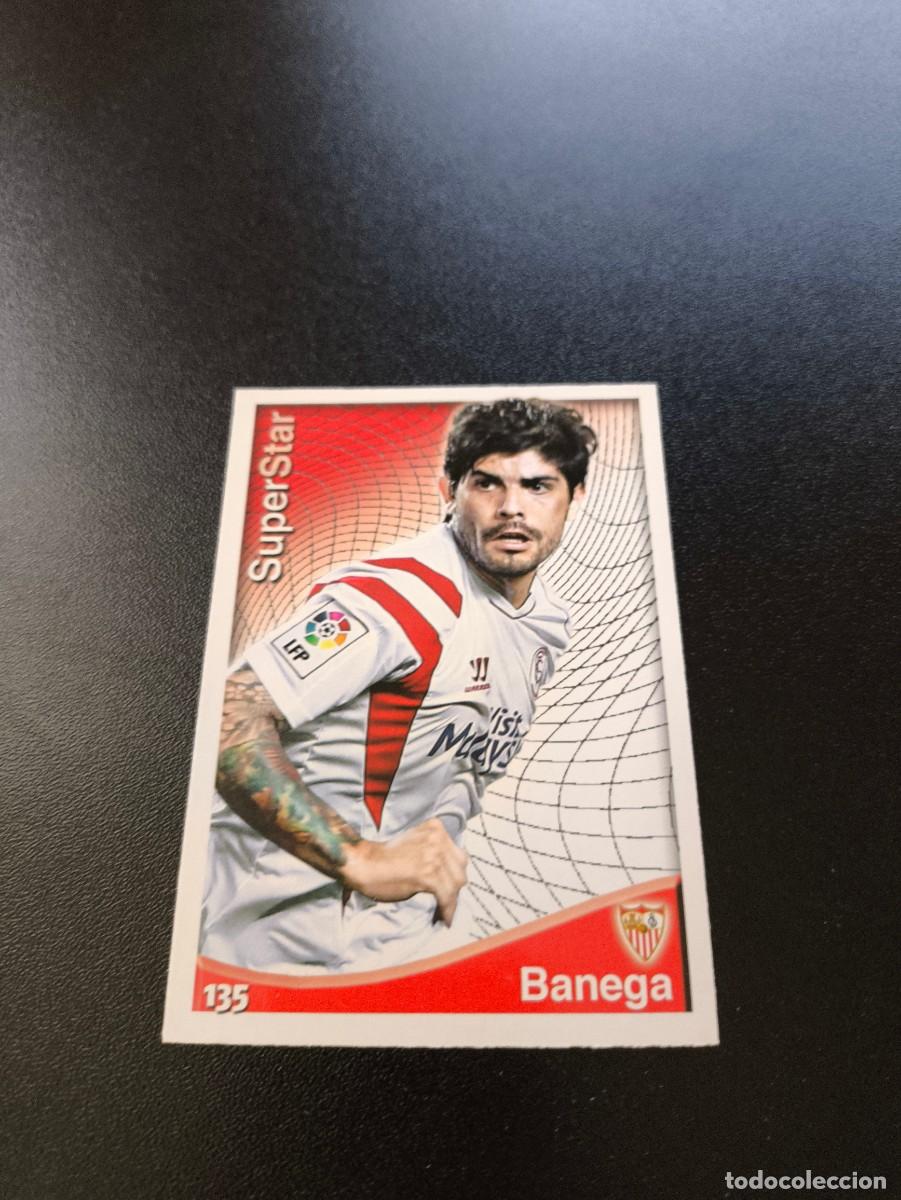 Cromos de F&uacute;tbol: 135 Banega SUPERSTAR MATE SEVILLA MUNDICROMO LIGA 2014 2015 14 15 NO PANINI ESTE