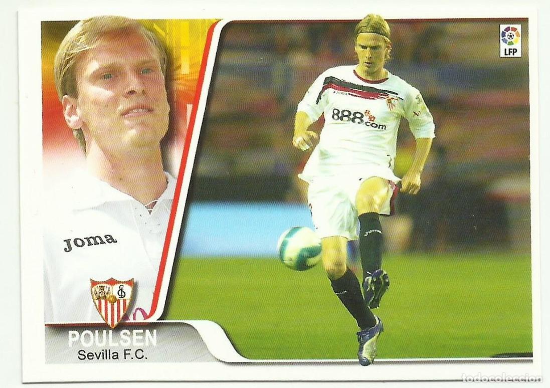 Cromos de F&uacute;tbol: Cromo Poulsen (Sevilla). La Liga 2007 - 08 (Estadio)