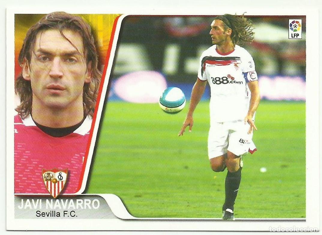 Cromos de F&uacute;tbol: Cromo Javi Navarro (Sevilla). La Liga 2007 - 08 (Estadio)