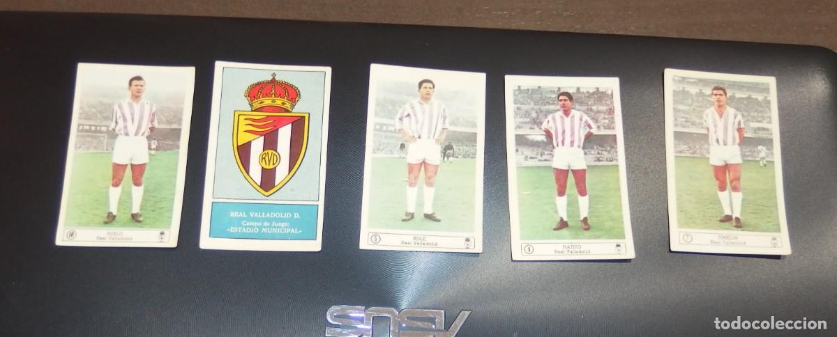 Cromos de F&uacute;tbol: 4 CROMOS REAL VALLADOLID,LIGA 59-60,ED.FERCA,SIN PEGAR
