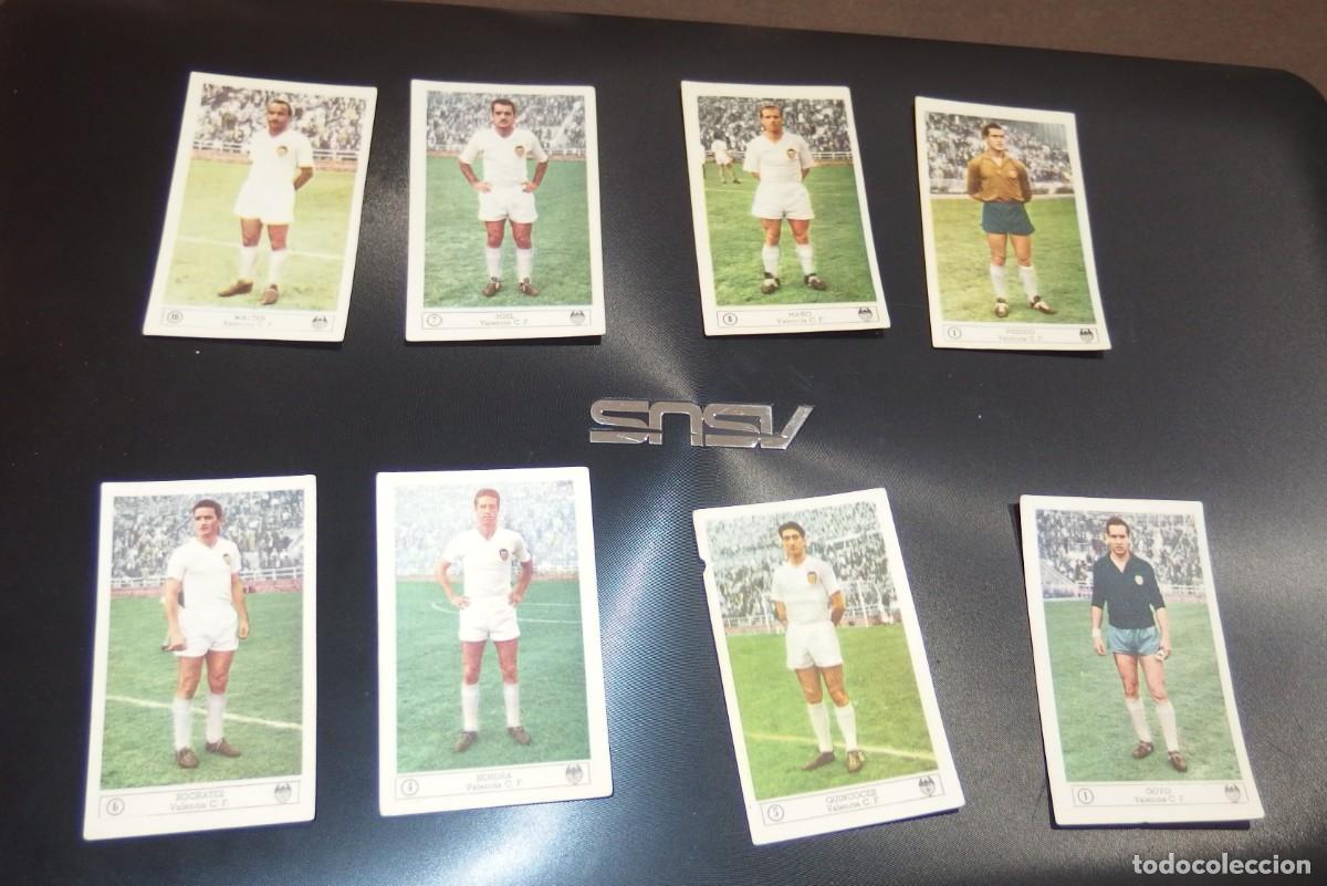 Cromos de F&uacute;tbol: 8 CROMOS DEL VALENCIA CF,ED.FERCA,LIGA 59-60,SIN PEGAR