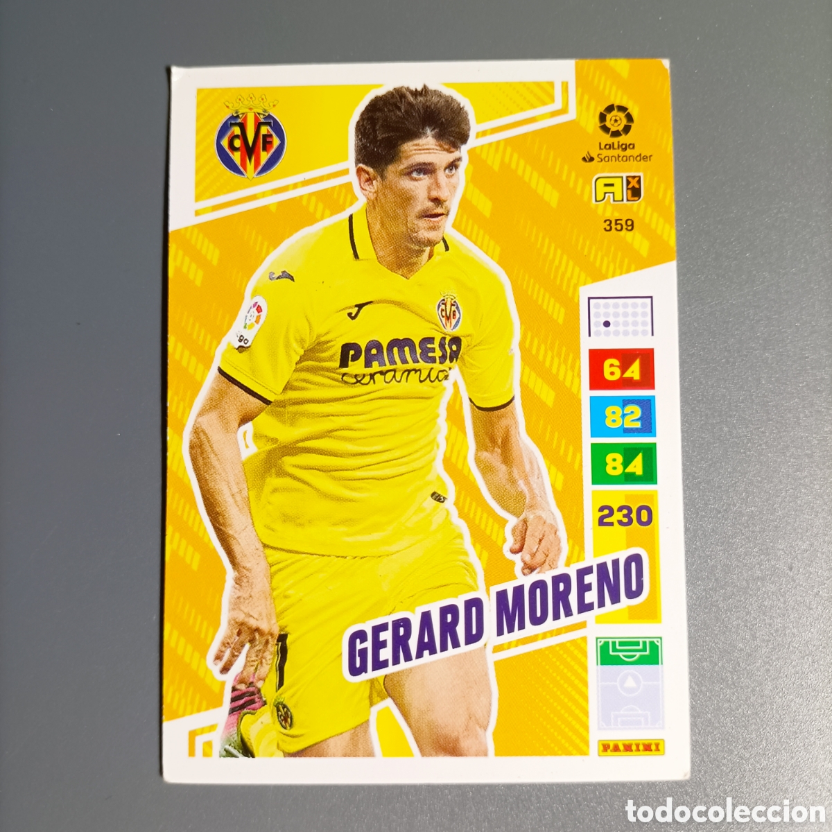 Cromos de F&uacute;tbol: ADRENALYN. LIGA 2022-2023 (VILLARREAL) №359 GERARD MORENO