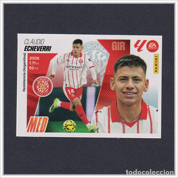Cromos de F&uacute;tbol: LIGA ESTE 2025 2026 25 26 PANINI ECHEVERRI 21 GIRONA FICHAJE MERCADO INVIERNO COLECCI&Oacute;N