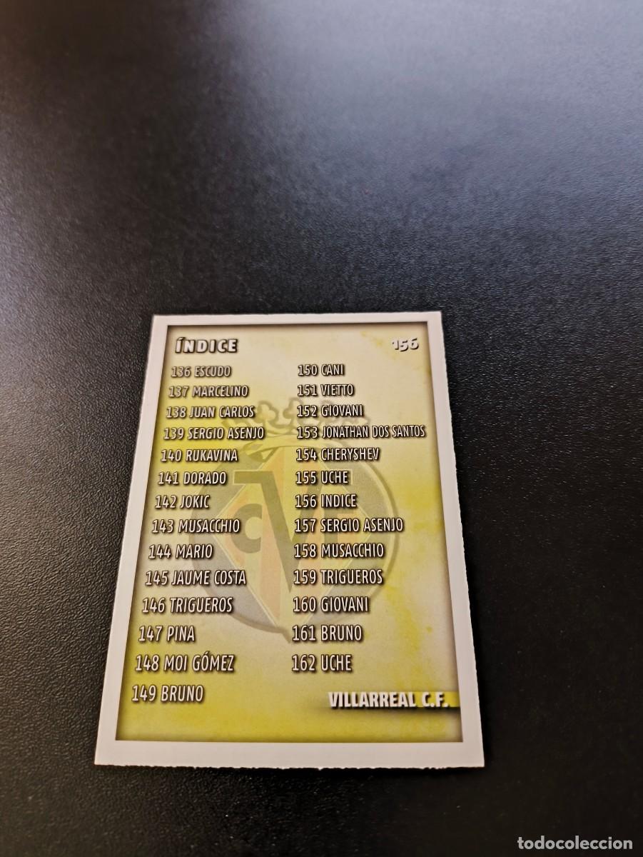 Cromos de F&uacute;tbol: 156 INDICE VILLARREAL MUNDICROMO LIGA 2014 2015 14 15 NO PANINI ESTE