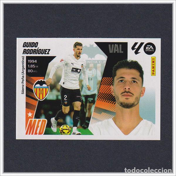 Cromos de F&uacute;tbol: LIGA ESTE 2025 2026 25 26 PANINI GUIDO RODRIGUEZ 35 VALENCIA FICHAJE MERCADO INVIERNO COLECCI&Oacute;N