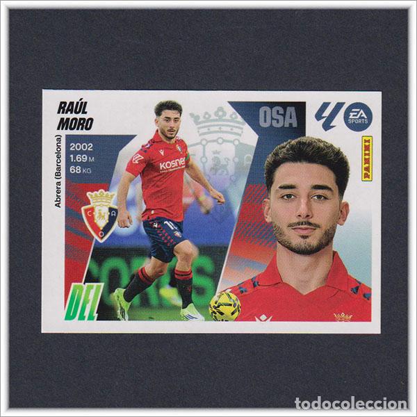 Cromos de F&uacute;tbol: LIGA ESTE 2025 2026 25 26 PANINI RA&Uacute;L MORO 25 OSASUNA FICHAJE MERCADO INVIERNO COLECCI&Oacute;N ALBUM