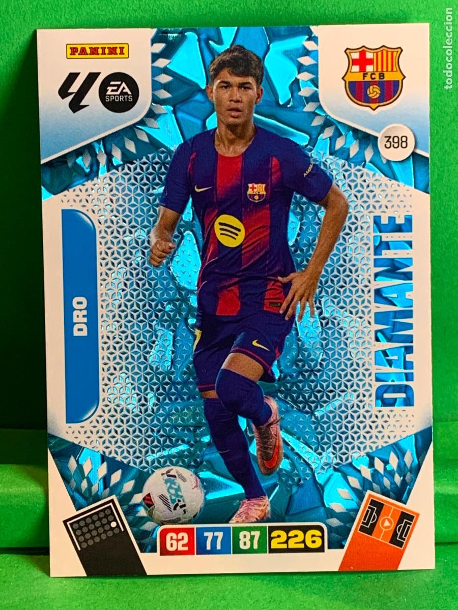 Cromos de F&uacute;tbol: 398 Dro FC Barcelona Diamante ADRENALYN XL LIGA 2025/2026 25 26 PANINI